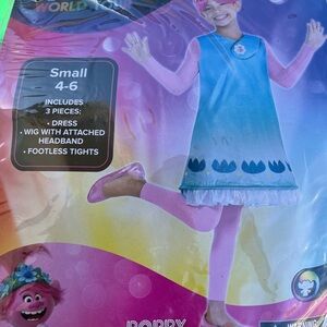 Poppy Kids Costume - Blue and Pink
